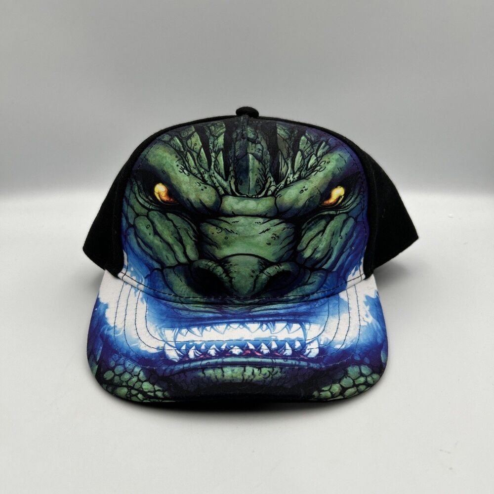 NWOT Godzilla Snapback Black Hat - Adjustable